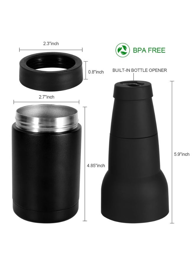 general Frosty Beer Holder Double Walled Stainless Steel Beer Bottle Insulator Holder Slim Can Cooler and Beer Bottle with Beer Opener Vacuum Insulated - Nice Gift for Men - Image 3