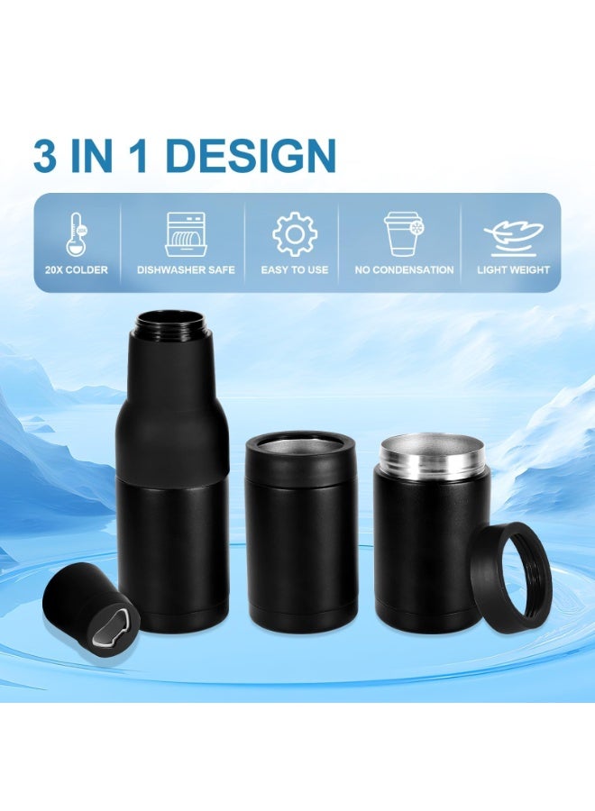 general Frosty Beer Holder Double Walled Stainless Steel Beer Bottle Insulator Holder Slim Can Cooler and Beer Bottle with Beer Opener Vacuum Insulated - Nice Gift for Men - Image 4