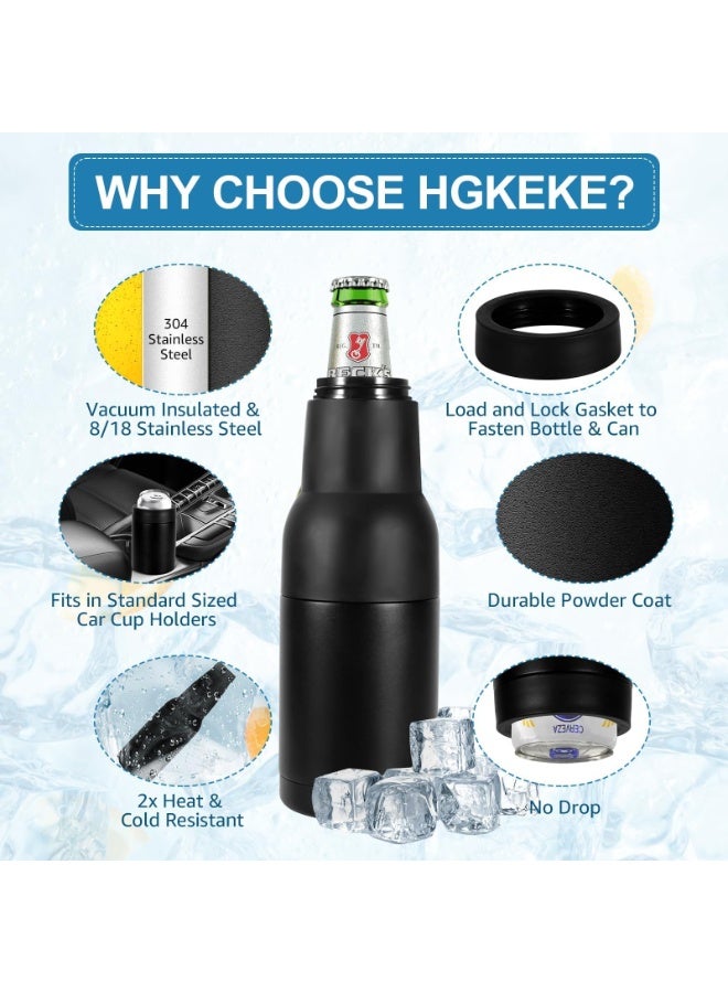 general Frosty Beer Holder Double Walled Stainless Steel Beer Bottle Insulator Holder Slim Can Cooler and Beer Bottle with Beer Opener Vacuum Insulated - Nice Gift for Men - Image 5