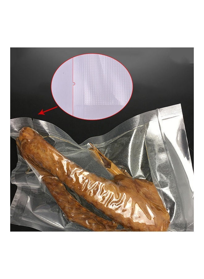 NIBEMINENT 100-Piece Vacuum Sealer Bag Clear 10x20cm - Image 4