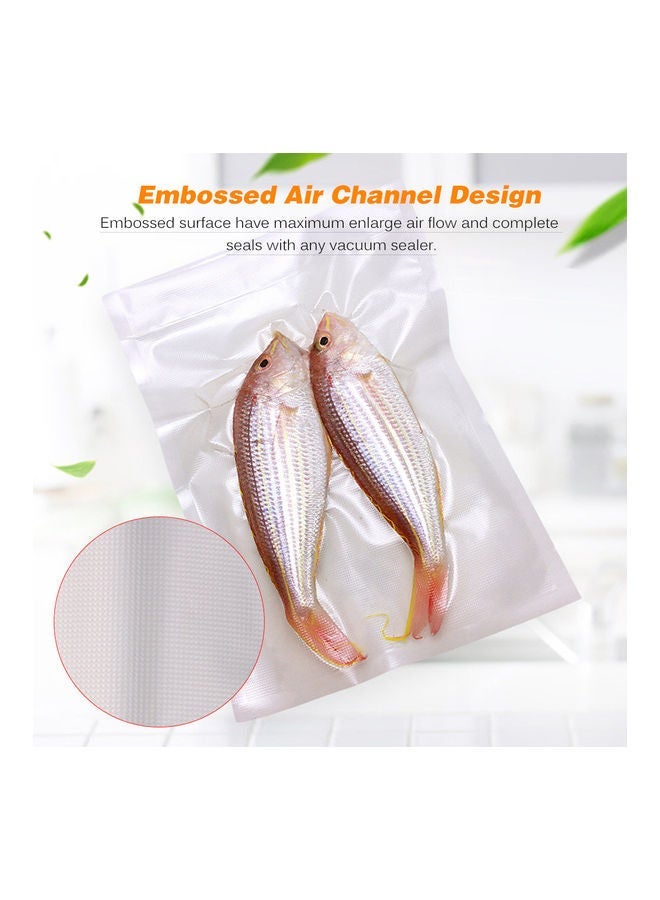 NIBEMINENT 100-Piece Vacuum Sealer Bag Clear 10x20cm - Image 5