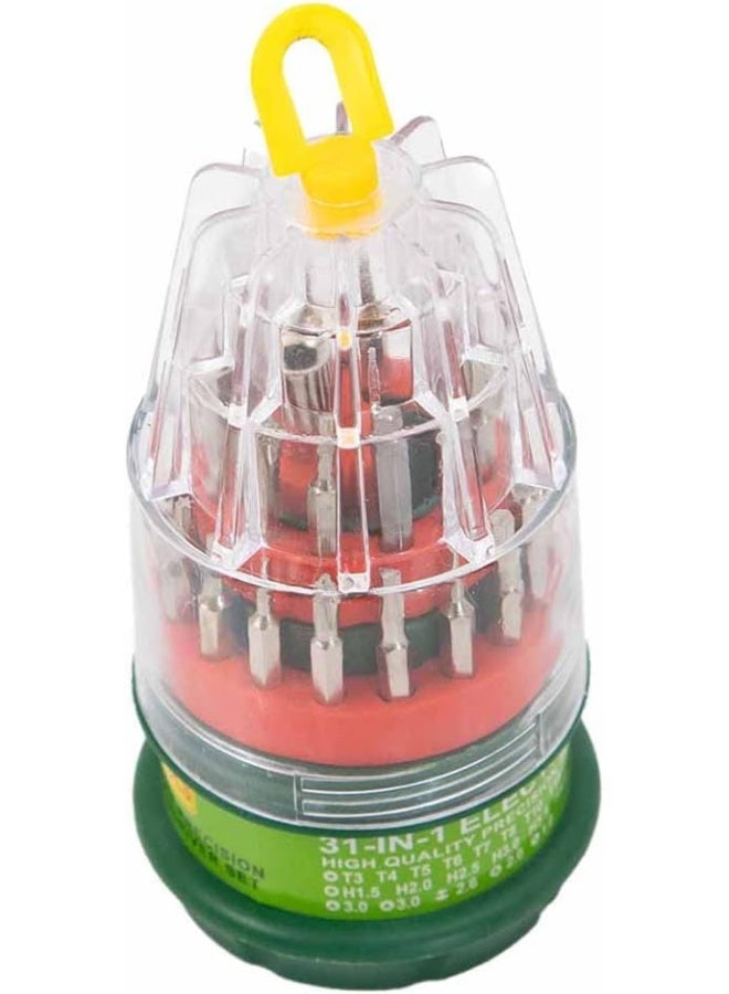 31-In-1 Screwdriver Set, Precision Screwdriver Handle Bits Set Mobile Phone Computer Repair Screw Driver Tool Kit - Image 1