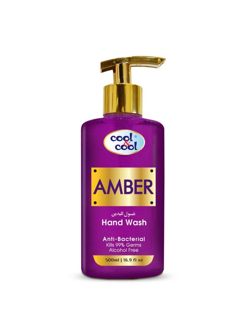 Cool & Cool Hand Wash 500ml Amber