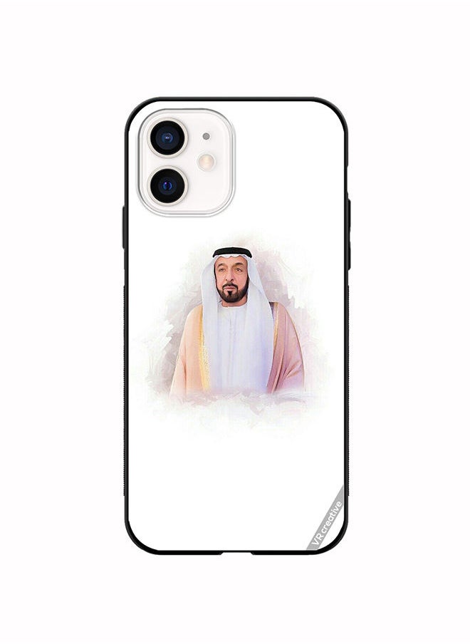 Protective Case Cover For Apple iPhone 11 Sheikh Khalifa Bin Zayed Bin Sultan Al Nahyan Design Multicolour