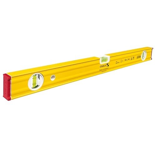 STABILA 80AS-2 Series 60cm Level, Yellow, 24" - Image 1
