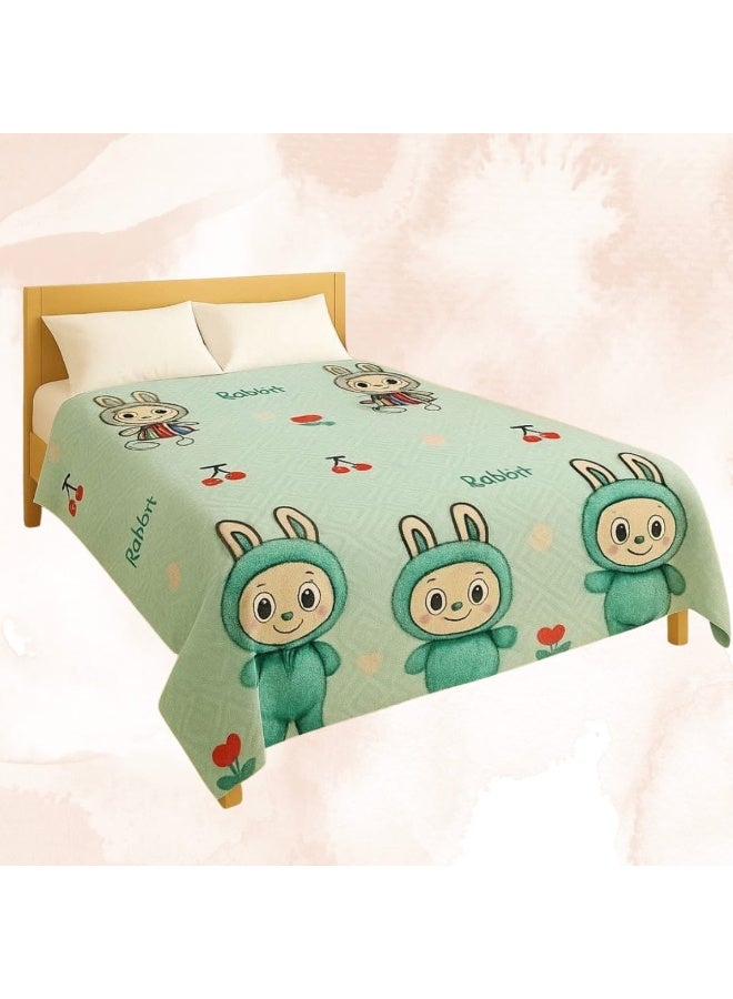 Large bed heating blanket, laser engraved, size 220*210cm