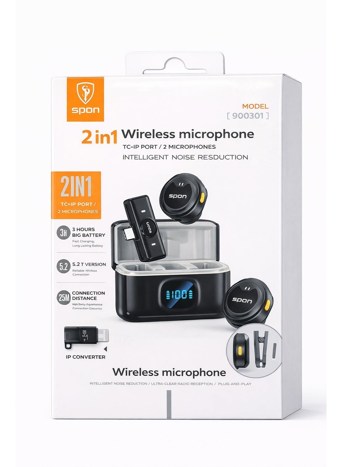 سبون Spon Wireless Microphone Kit wireless