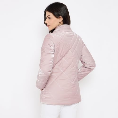 Duke Stardust Women Full Sleeve Quilted Jacket (SDZ4147_Onion_L) - Image 4