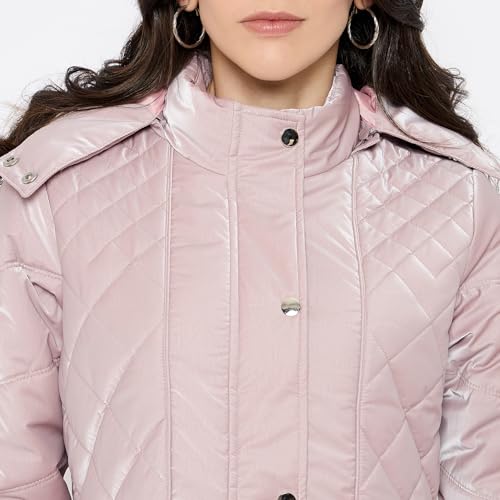 Duke Stardust Women Full Sleeve Quilted Jacket (SDZ4147_Onion_L) - Image 3