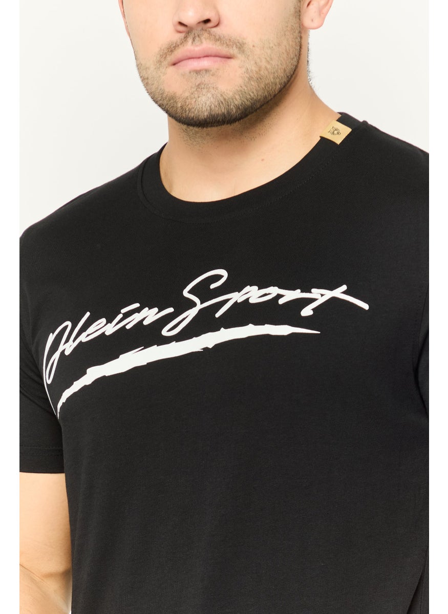 Plein Sport - Men Sportswear Fit Short Sleeve Outdoor T-Shirt, Black - Image 1