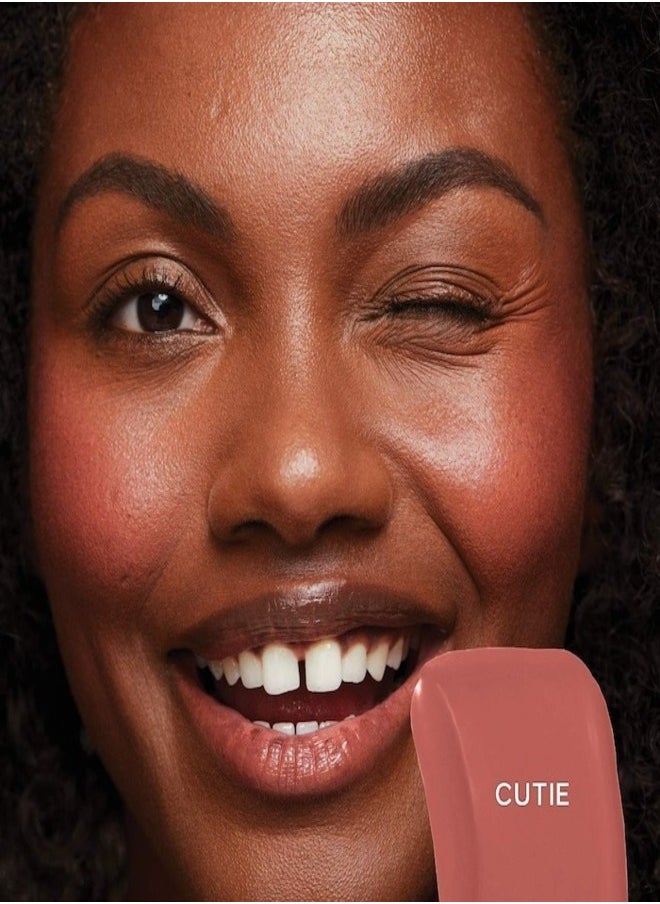 Saie SAIE  Dew  Blush - Lightweight Blendable Liquid Blush, Cutie - hot old pink 11g for a Natural Glow  - Image 3