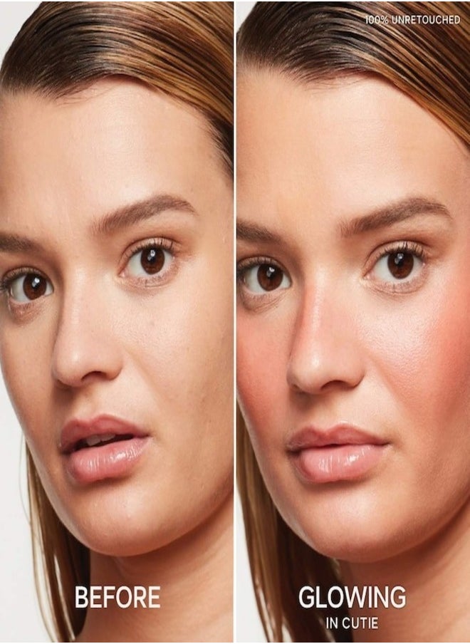 Saie SAIE  Dew  Blush - Lightweight Blendable Liquid Blush, Cutie - hot old pink 11g for a Natural Glow  - Image 4