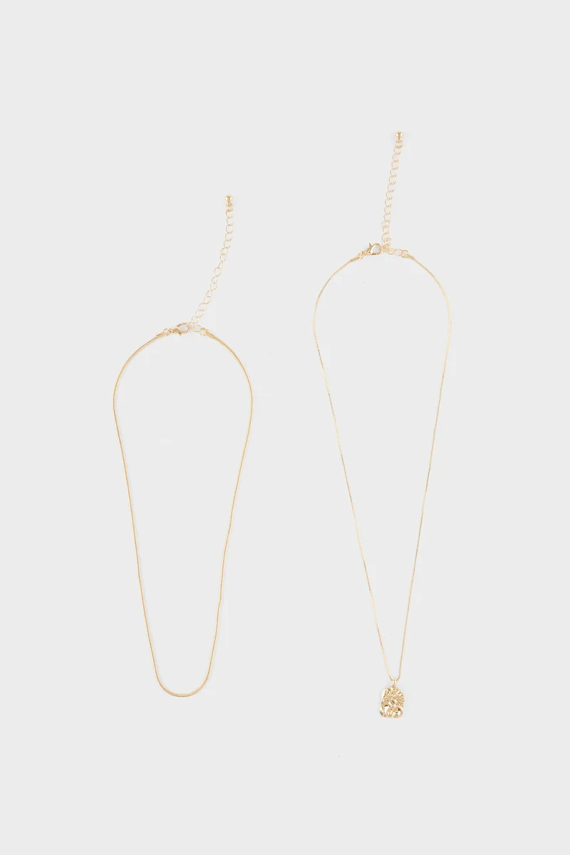 Woman 2 Piece Necklace