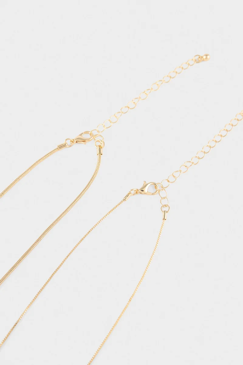 Defacto  Woman 2 Piece Necklace for Women | Best Price UAE