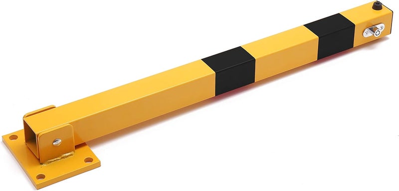 TOPWAY Car Parking Space Lock Bollard - Yellow & Black, 70CM - Image 4