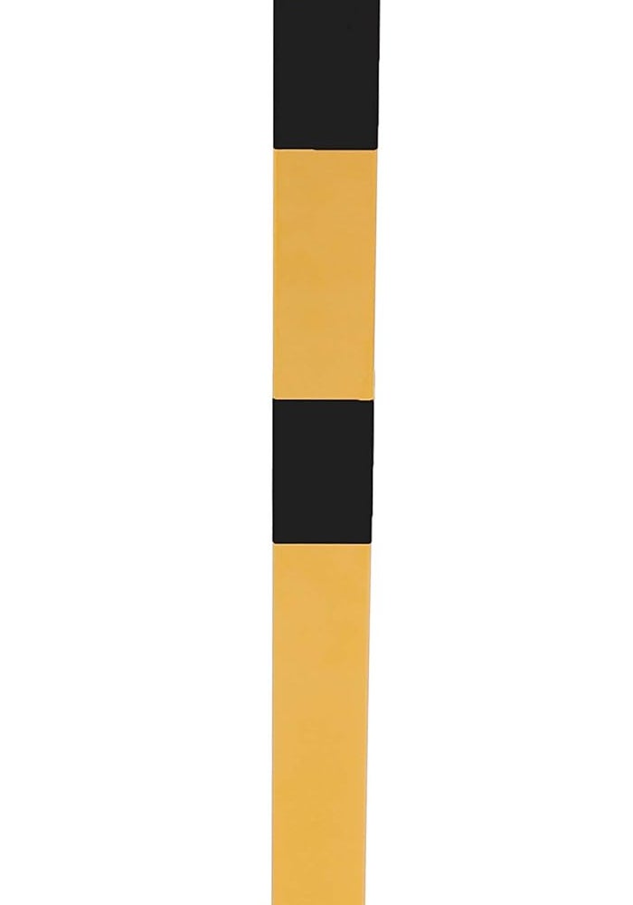 TOPWAY Car Parking Space Lock Bollard - Yellow & Black, 70CM - Image 2