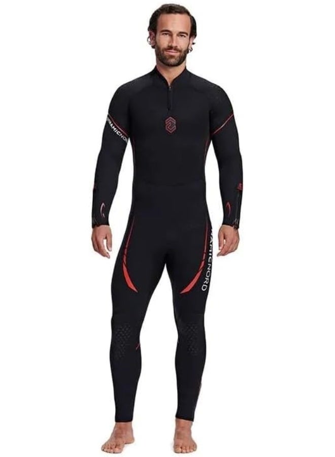 DYNAMICNORD DYNAMIC NORD DIVING FULLSUIT MEN 5MM SL-51 BLACK/RED - Image 1