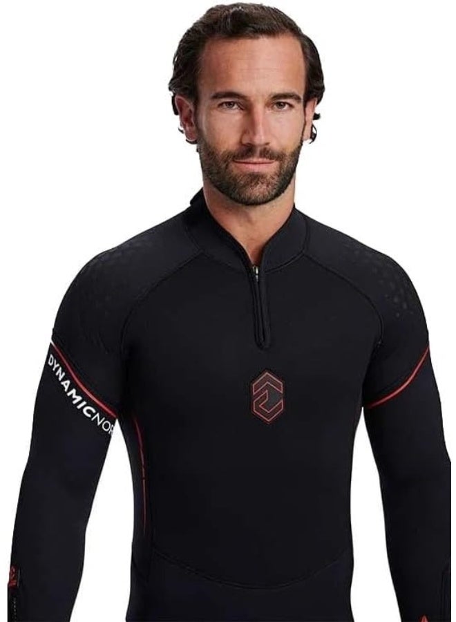 DYNAMICNORD DYNAMIC NORD DIVING FULLSUIT MEN 5MM SL-51 BLACK/RED - Image 4
