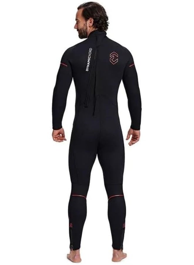 DYNAMICNORD DYNAMIC NORD DIVING FULLSUIT MEN 5MM SL-51 BLACK/RED - Image 3