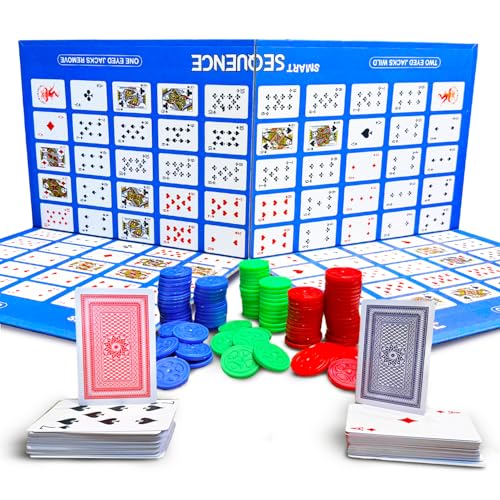 Wembley Strategy Link Board Game for Kids, Adults & Family | Card and Board Game for 2–12 Players | Educational Strategy Game for Age 7+ | Fun Party & Indoor Activity Toy Gift Set - Image 1