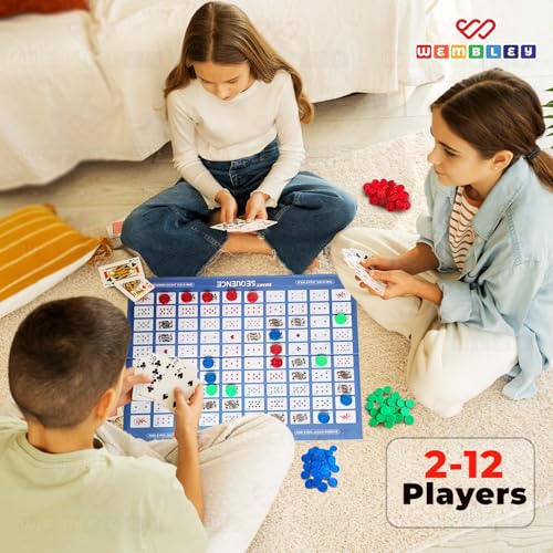 Wembley Strategy Link Board Game for Kids, Adults & Family | Card and Board Game for 2–12 Players | Educational Strategy Game for Age 7+ | Fun Party & Indoor Activity Toy Gift Set - Image 4