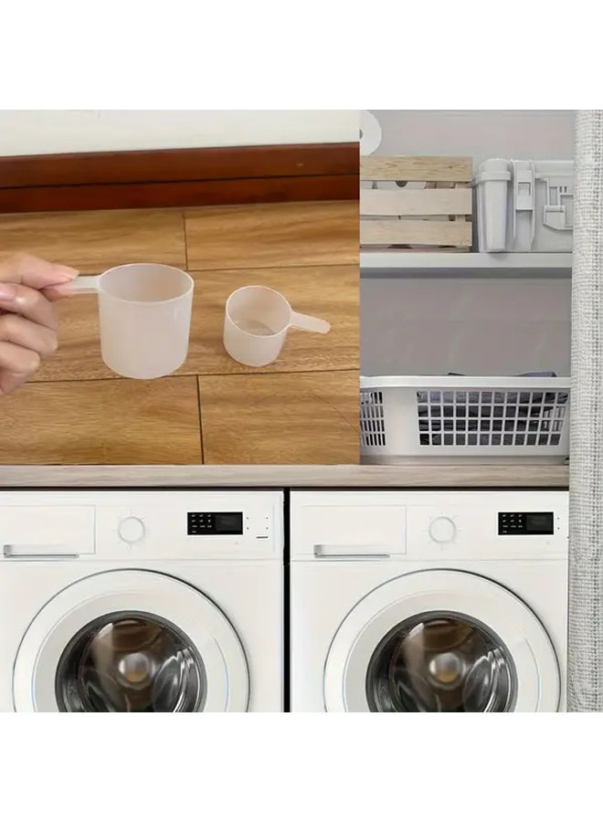 3pcs 118.4ml Detergent Scoop Washing Powder Cup 59.2g Bath Spoon Laundry Maintenance Tool - Image 3