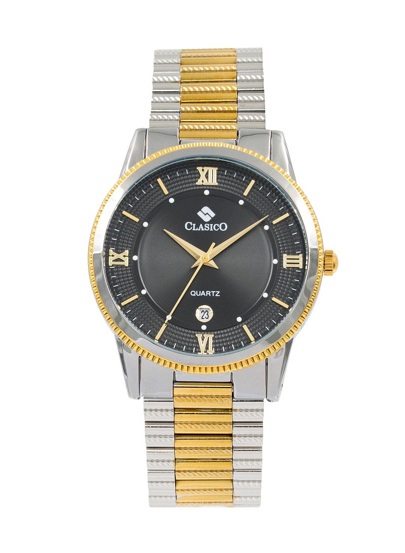 Clasico Flymaster Men's Edition | Elite Y121 Quartz Movement | Waterproof Round Dial | Stainless Steel Belts  - Image 1