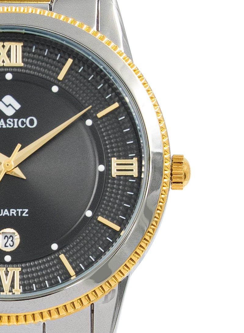 Clasico Flymaster Men's Edition | Elite Y121 Quartz Movement | Waterproof Round Dial | Stainless Steel Belts  - Image 2