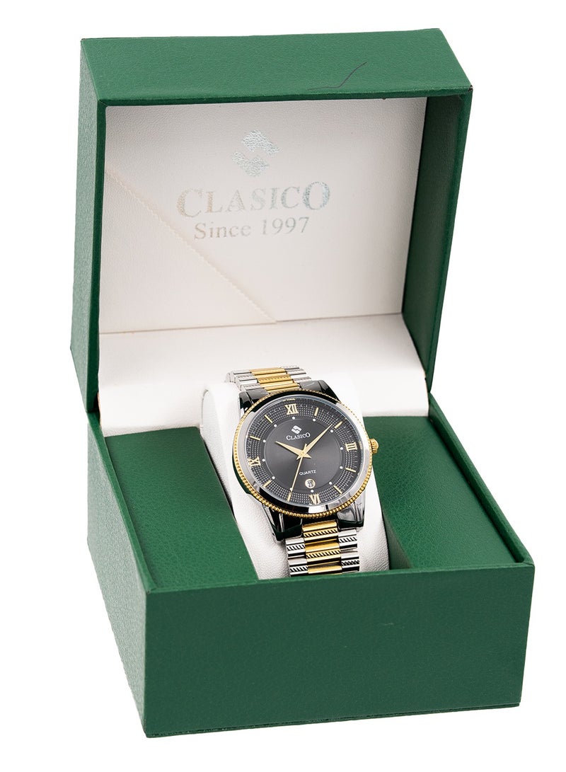 Clasico Flymaster Men's Edition | Elite Y121 Quartz Movement | Waterproof Round Dial | Stainless Steel Belts  - Image 5