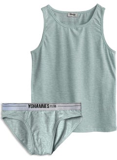 Yohannes Club Boy's Cotton Underwear Set Slip Briefs and Undershirt Multipack  - Image 1