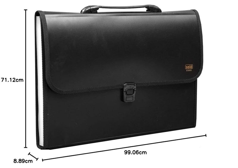 Solo EX903 12 Section Expanding File (Black) - Image 5