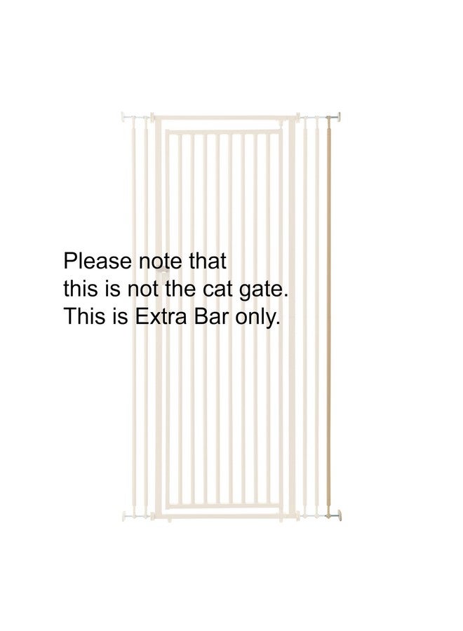 Richell Cat Safety Gate Extra Bar in White - Image 2