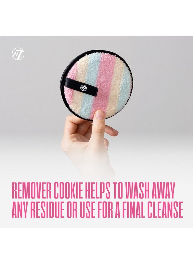 دبليو 7 W7 Extra Berry Clean - بلسم منظف للمكياج ومزيل للمكياج - قرص كوكيز مزدوج - يزيل المكياج بلطف  - Image 4
