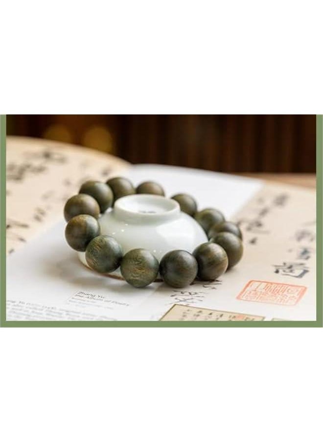 Arabest 绿檀手串檀木手链木佛珠念珠 6mm至15mm (Sandalwood bracelet 12mm)  - Image 5