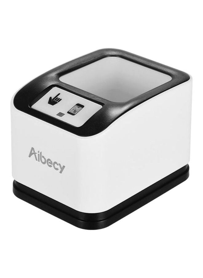 NIBEMINENT 2200 1D and 2D Bar Code Scanner Black/White  - Image 2