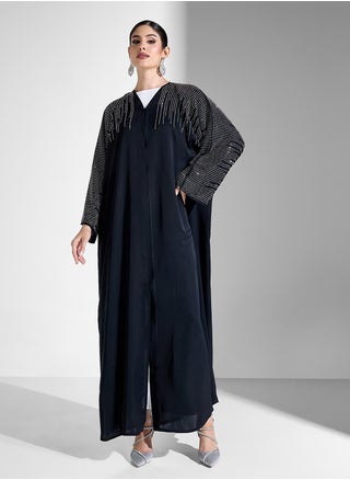 Abaya With Embellished Sleeves & Sheila - pzsku/Z2D8A8934B58DAA82A2CFZ/45/_/1742377741/a57fe93e-cfbc-4f0a-925a-7f5a70edb9bc