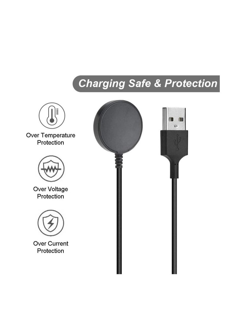 USB A Charger Cable Dock for Samsung Galaxy Watch 7/6/5/4/Galaxy Watch Active 2/Active 1, Replacement Charging Cable for Galaxy Watch 7/6/5/4/Active 2 Smart Watch( Not For Galaxy Watch 3/2/1) - Image 1