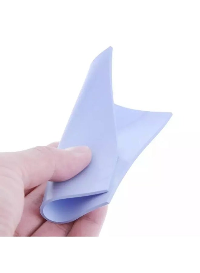 Chabeia 4 Pack Thermal Pad,100x100mm 0.5mm 1mm 1.5mm 2mm Highly Efficient Thermal Conductivity 6.0 W/mK,Heat Resistant Silicone Thermal Pads for Laptop Heatsink CPU GPU SSD IC LED Cooler - Image 5