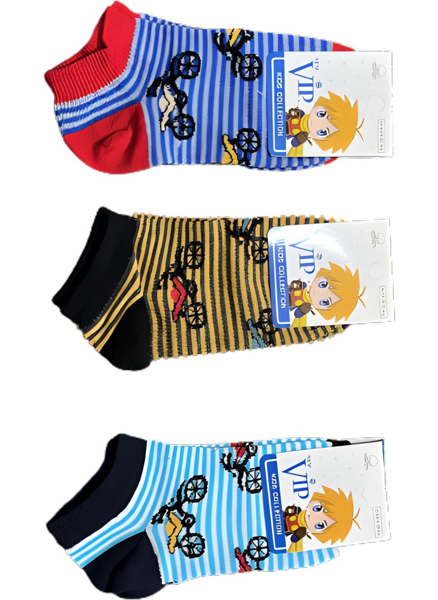 VİP - Vip 6 Pairs Boys Booties Socks - Image 1