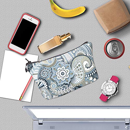 Deanfun Cosmetic Bag for Women, Mandala Flowers Waterproof Makeup Bags Roomy Toiletry Pouch Travel Accessories Gifts (51559) - Image 4