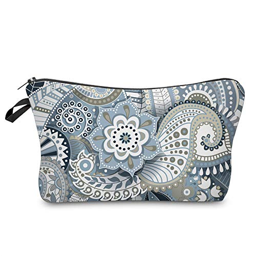 Deanfun Cosmetic Bag for Women, Mandala Flowers Waterproof Makeup Bags Roomy Toiletry Pouch Travel Accessories Gifts (51559) - Image 1