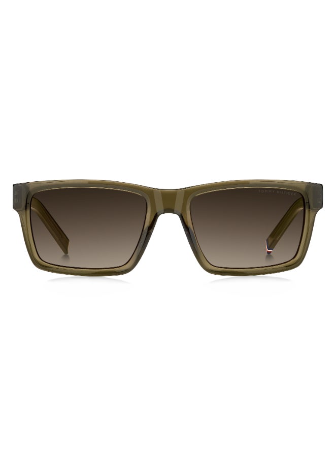 TOMMY HILFIGER TH 2309/S Sunglasses Brown Rectangular - Image 3