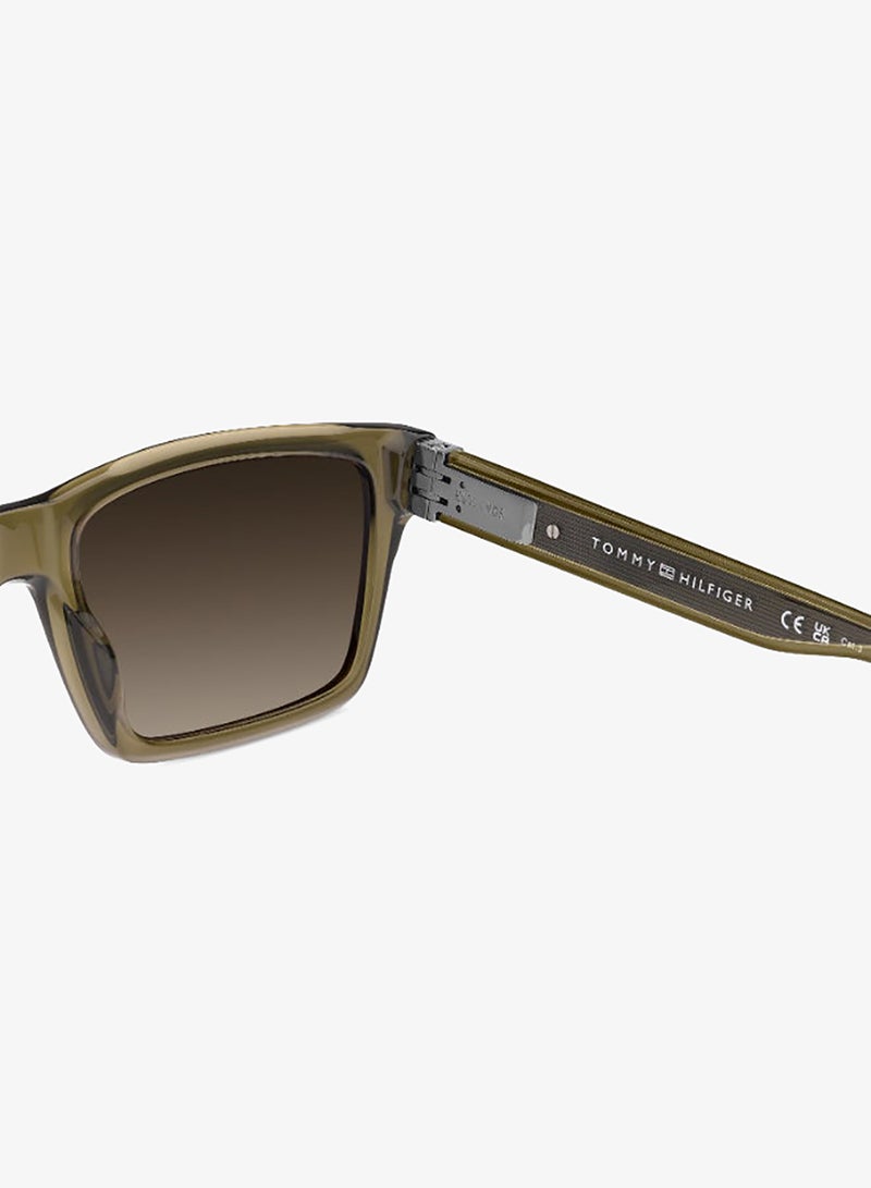 TOMMY HILFIGER TH 2309/S Sunglasses Brown Rectangular - Image 5