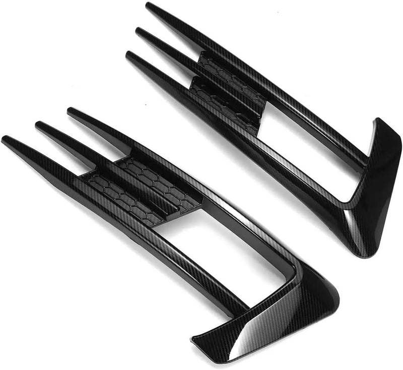 DEMULAX Carbon Fiber Fog Light Grille Cover for VW Golf MK7 - Image 2