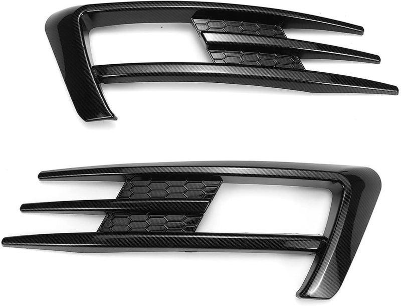 DEMULAX Carbon Fiber Fog Light Grille Cover for VW Golf MK7 - Image 1