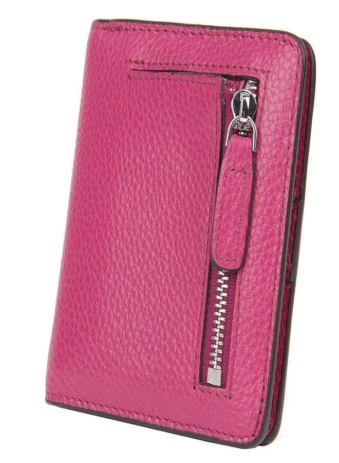 AINIMOER Small Leather Wallet for Women, Ladies Credit Card Holder RFID Blocking Women's Mini Bifold Pocket Purse, Purple Rfid Blocking, One size - Image 1