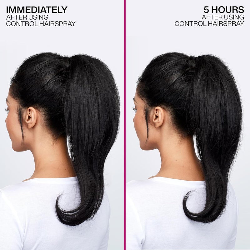 Redken Control Hair Spray 28 - Long-Lasting Style Memory For 24 Hours, Anti-Frizz & Maximum Hold, Humidity Resistance, For All Hair Types, 2 Fl Oz - Image 2