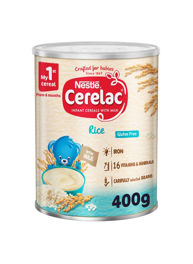 Cerelac Infant Cereals Rice From 6 Months 400g - Image 1