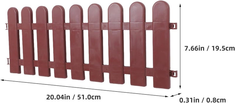 GALPADA 4pcs Tortoise Enclosure Fence Outdoor Pet Barrier Garden Edging Mini Lawn Patio Fence for Small Animal Playpen and Yard Containment - Image 2