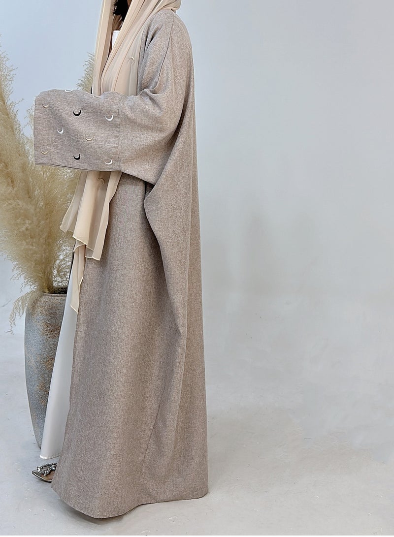 Loquat Women Muslim Robe Comfortable and Breathable Muslim Islamic Prayer Dress Clothes Embroidered Elegant Soft Abaya for Women for Daily Wear Prayer Ramadan Festival  - Image 2